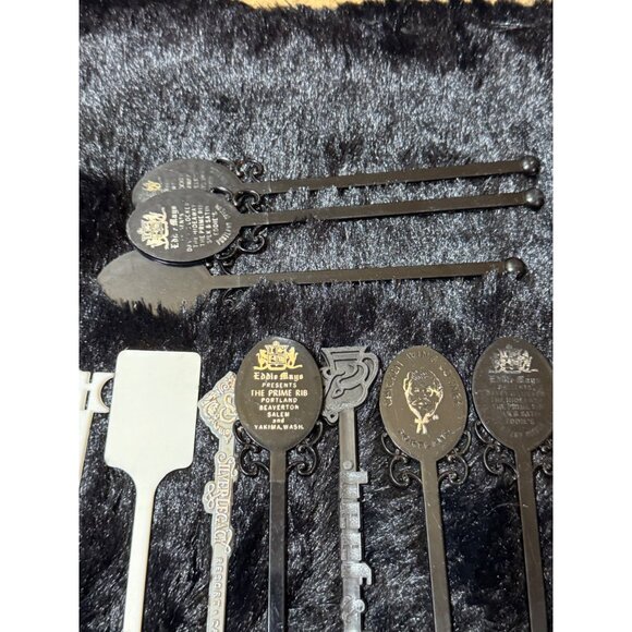 Vintage Assorted Cocktail  Swizzle Stir Sticks Collection  Lot Of 17 - Picture 5 of 7